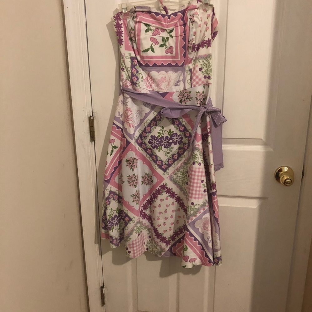 B. Moss patchwork sundress sz 8